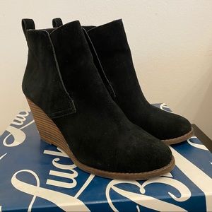 Lucky Brand Suede Wedges
